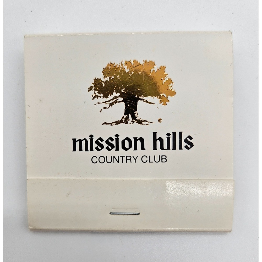 Mission Hills Country Club Matchbook Rancho Mirage California Home of Nabisco